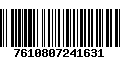 Código de Barras 7610807241631