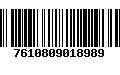 Código de Barras 7610809018989