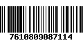 Código de Barras 7610809087114