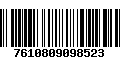 Código de Barras 7610809098523