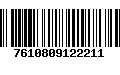 Código de Barras 7610809122211