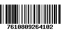 Código de Barras 7610809264102