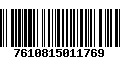 Código de Barras 7610815011769