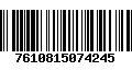 Código de Barras 7610815074245