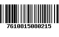 Código de Barras 7610815080215