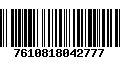 Código de Barras 7610818042777