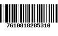 Código de Barras 7610818285310