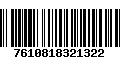 Código de Barras 7610818321322