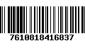 Código de Barras 7610818416837