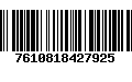 Código de Barras 7610818427925