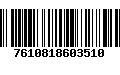 Código de Barras 7610818603510