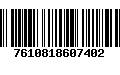 Código de Barras 7610818607402