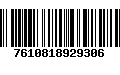 Código de Barras 7610818929306