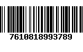 Código de Barras 7610818993789