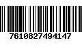 Código de Barras 7610827494147