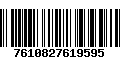 Código de Barras 7610827619595