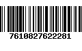 Código de Barras 7610827622281