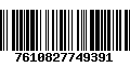 Código de Barras 7610827749391