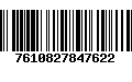 Código de Barras 7610827847622