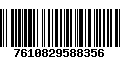 Código de Barras 7610829588356