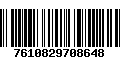 Código de Barras 7610829708648