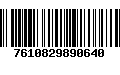 Código de Barras 7610829890640