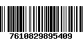 Código de Barras 7610829895409