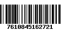 Código de Barras 7610845162721