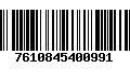 Código de Barras 7610845400991