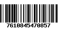 Código de Barras 7610845470857