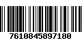 Código de Barras 7610845897180