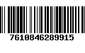 Código de Barras 7610846289915