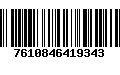 Código de Barras 7610846419343