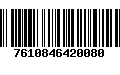 Código de Barras 7610846420080