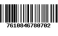 Código de Barras 7610846780702