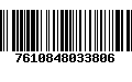 Código de Barras 7610848033806