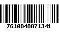 Código de Barras 7610848071341