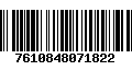 Código de Barras 7610848071822