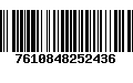 Código de Barras 7610848252436