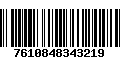 Código de Barras 7610848343219