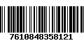 Código de Barras 7610848358121