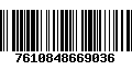 Código de Barras 7610848669036