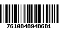 Código de Barras 7610848948681