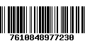 Código de Barras 7610848977230