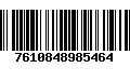 Código de Barras 7610848985464