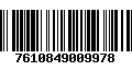 Código de Barras 7610849009978