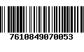 Código de Barras 7610849070053