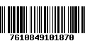 Código de Barras 7610849101870