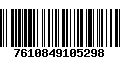 Código de Barras 7610849105298