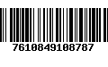 Código de Barras 7610849108787